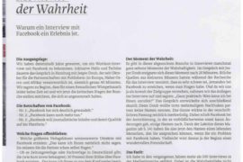 kress pro: Wie Facebook im kress pro-Interview eins auf die Nase bekommen hat